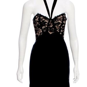 Temperley London Peacock Halter Evening dress